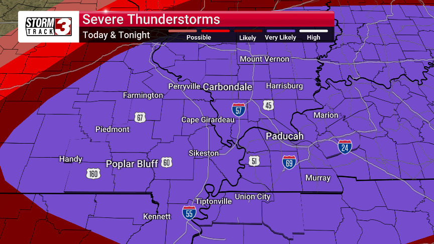 Dangerous Severe Weather This Afternoon